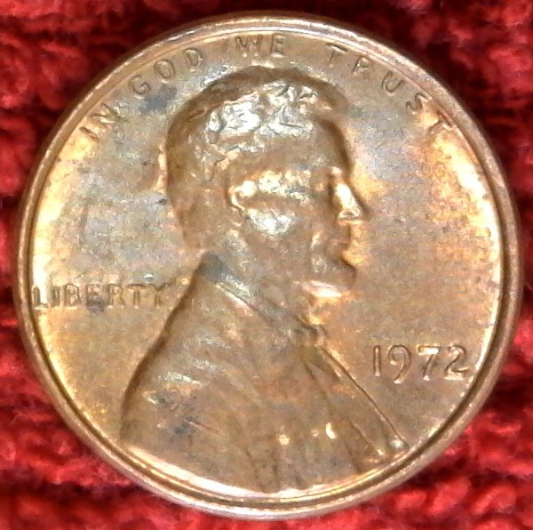 1972-P-Lincoln-Memorial-Cent-With-Monstrous-Lamination-Found-CRH!